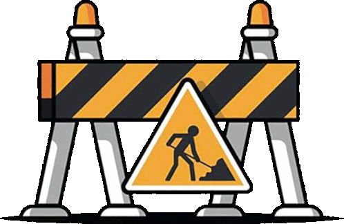 under construction barrier